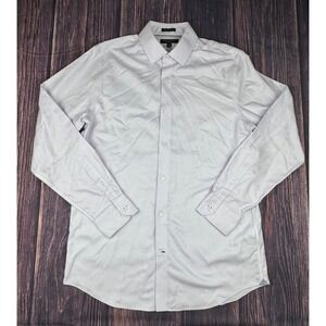 Banana Republic Dress Shirt M Cotton Stretch Camden Fit Light Purple Button Down